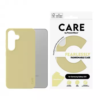 PanzerGlass CARE™ by ® Case Chardonnay Samsung Galaxy S25, kate, Samsung, Samsung - Galaxy S25, kollane