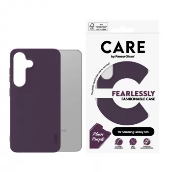 Katte PanzerGlass CARE by moodne ümbris Ploomililla Samsung Galaxy S25 Läbipaistev