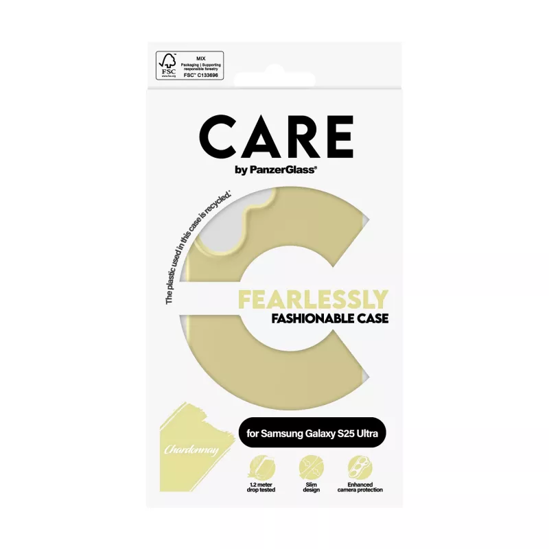 PanzerGlass CARE™ by ® Case Chardonnay Samsung Galaxy S25 Ultra