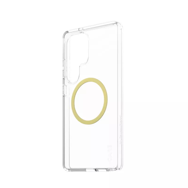 PanzerGlass CARE™ by ® Urban Combat Case Transparent w. Chardonnay Qi Compatible Samsung Galaxy S25 Ultra