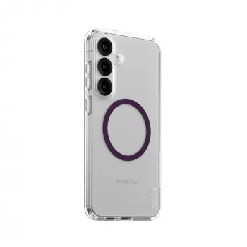 PanzerGlass CARE Urban Combat läbipaistev kaitseümbris Plum Purple Qi Samsung Galaxy S25+