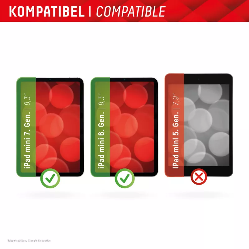 Displexi ekraanikaitse (9H) Apple iPad mini 8,3'' (6. põlvkond/7. põlvkond 2024), Öko paigaldusraam, kriimustuskindel