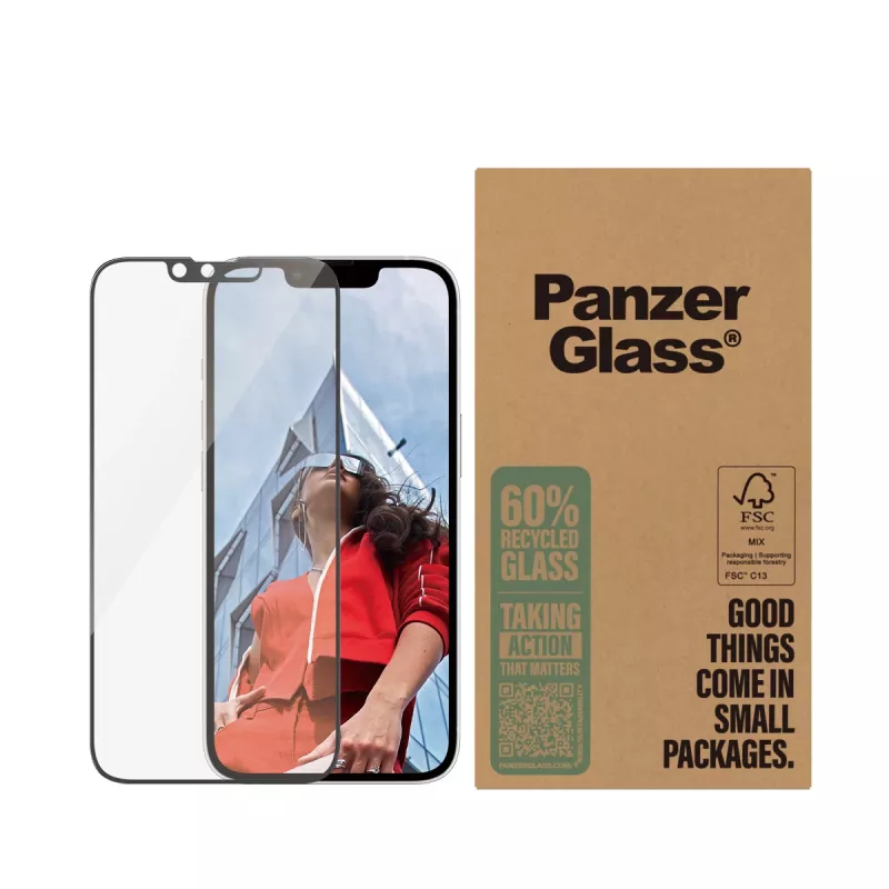 Ekraanikaitse PanzerGlass iPhone 16e 14 13 13 Pro Ultra-Wide Fit kriimustuskindel löögikindel