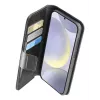 Folio Case Cellularline Galaxy S25 16.1cm Must 3 kaarditaskut