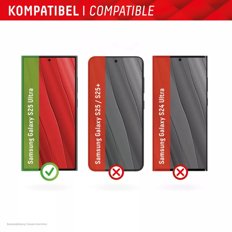 Displex Smart Glass (9H) Samsung Galaxy S25 Ultra jaoks, paigalduskleebis, purunematu