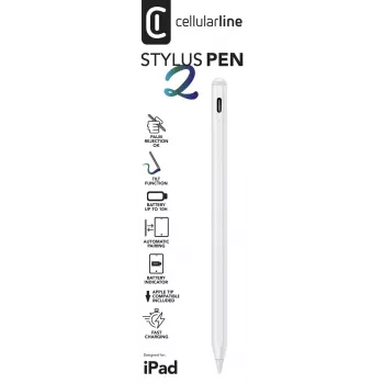 Stylus Pen Cellularline STYLUSPEN2IPAD Hall 80 g Tahvelarvuti Apple