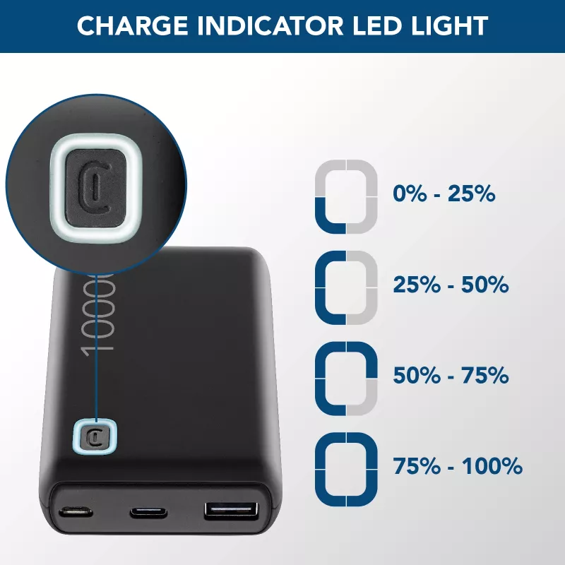 Cellularline ESSENCE TURBO 10000 kaasaskantav laadija 10000mAh Power Delivery 20W