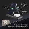 Tech Pop mobiilseadme dokkimisalus Nutikell/Nutitelefon Must