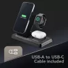 Tech Pop mobiilseadme dokkimisalus Nutikell/Nutitelefon Must