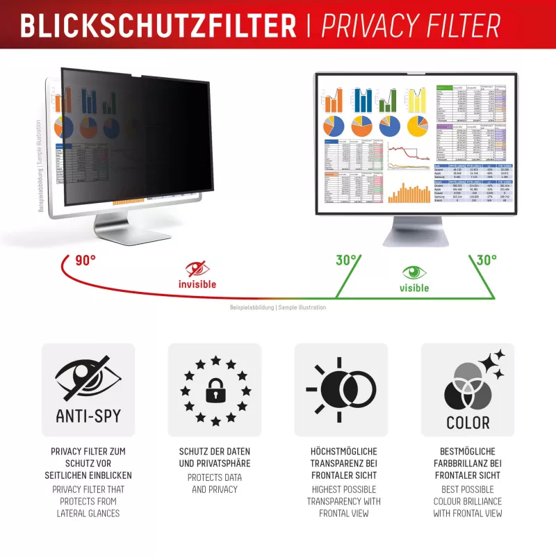 Displex PRIVACY SAFE eemaldatav kahesuunaline privaatsusfilter Studio Display 27 tollile