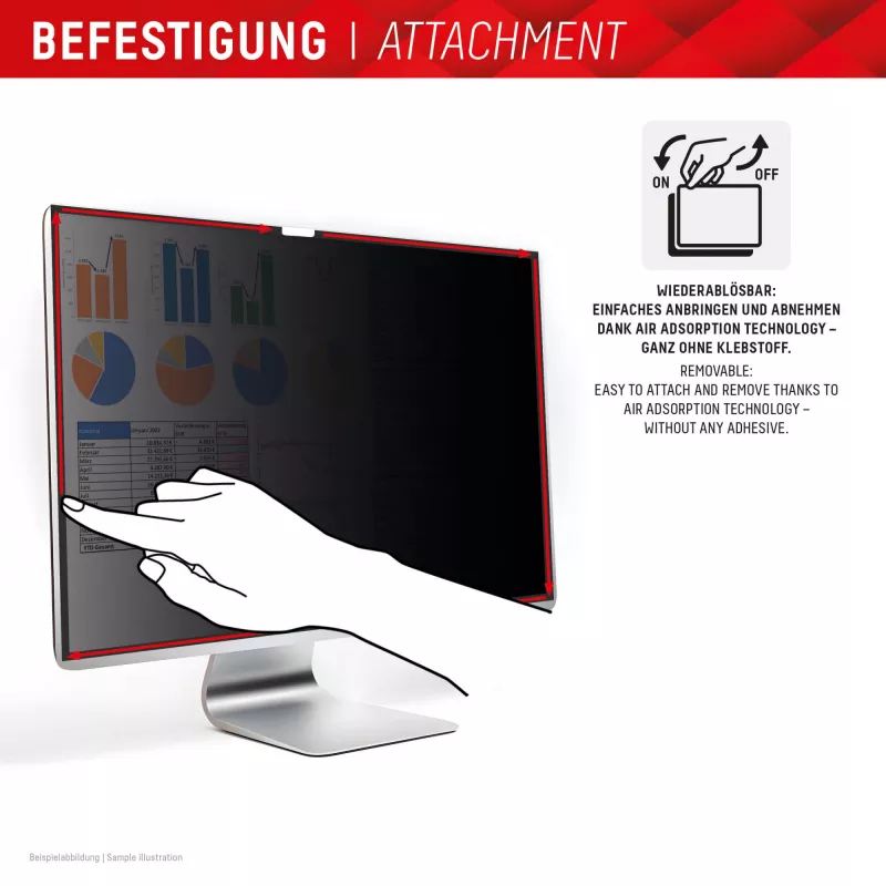 Displex PRIVACY SAFE eemaldatav kahesuunaline privaatsusfilter Studio Display 27 tollile