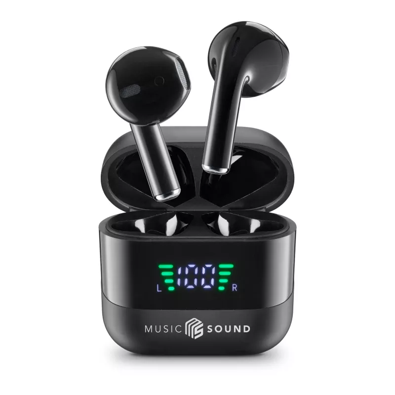 Music Sound SPARK Auricolare TWS koos LED-ekraaniga