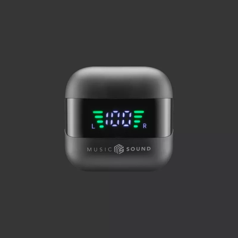 Music Sound SPARK Auricolare TWS koos LED-ekraaniga