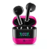 Music Sound SPARK kõrvaklapid TWS LED-ekraaniga, True Wireless Stereo (TWS), kõned/muusika, 66 g, peakomplekt, roosa