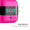 Music Sound SPARK kõrvaklapid TWS LED-ekraaniga, True Wireless Stereo (TWS), kõned/muusika, 66 g, peakomplekt, roosa