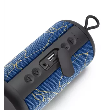 Music Sound Vertical Bluetooth kõlar 5WATT, 5 W, juhtmevaba, 0,15 m, mono kaasaskantav kõlar, sinine, silinder