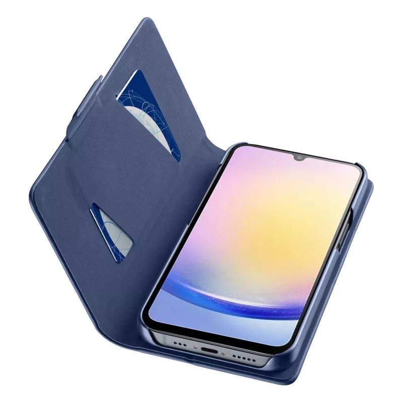 Wallet case Cellularline Galaxy A26 Blue 16.8 cm