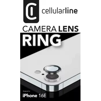 Ekraani- ja kaameraobjektiivi kaitsekile Cellularline CAMERARINGIPHSE4 iPhone SE 2025 jaoks Kriimustuskindel Läbipaistev