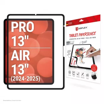 Displex TABLET PAPERSENSE iPad Pro 13'' (2024)/Air 13'' (2025/2024) jaoks, eemaldatav kirjutus- või joonistuskile paberitundega