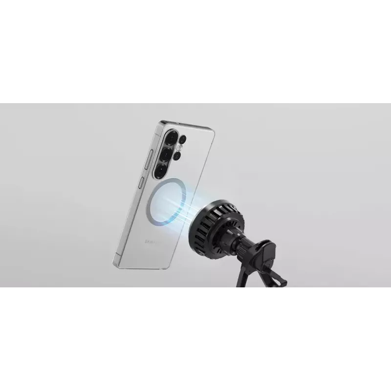 Samsung Qi2 auto magnetiline juhtmevaba laadija GP-PWU025WIBBW — nutitelefonidele (vajalik magnetümbris), must