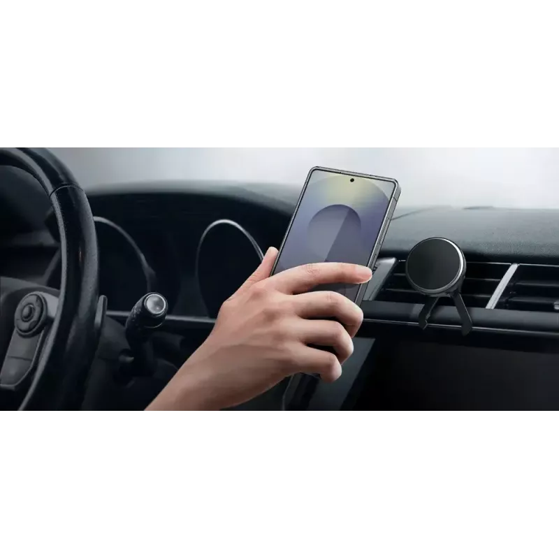 Samsung Qi2 auto magnetiline juhtmevaba laadija GP-PWU025WIBBW — nutitelefonidele (vajalik magnetümbris), must