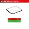 Ekraanikaitse Displex Unbreakable Full Cover Smart Glass Apple Watch 45mm (Series 9/8/7), 2 tk, üliõhuke servast-servani