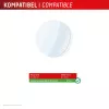 Displex 9H klaas Galaxy Watch 6 Classic (47mm), 2-pakk, üliõhuke, raamita, plekivastane, valmistatud Saksamaal
