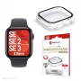 Displex 10H karastatud klaas Apple Watch SE3/SE2/SE (40mm), täiskorpuse ümbris, IP68, klõpsatav, läbipaistev