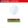 Ekraanikaitseklaas Compulocks Displex 9H Garmin fenix 8 / fenix E (47 mm) — 2 tk, üliõhuke, raamita, sõrmejäljevastane
