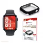 Ekraanikaitse PanzerGlass Displex 10H Apple Watch SE3/SE2/SE (40mm) — Täiskorpuse, IP68, klõpsatav, must matt