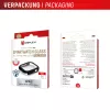 Ekraanikaitse PanzerGlass Displex 10H Apple Watch SE3/SE2/SE (40mm) — Täiskorpuse, IP68, klõpsatav, must matt