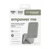 Akupank PanzerGlass empower by empower Bank w. Spin Stand 5000mAh titaan