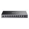 TP-Link Omada ES210GP võrgukommutaator Hallatav L2 Gigabit Ethernet (10/100/1000) Power over Ethernet (PoE) DIN-liist Must