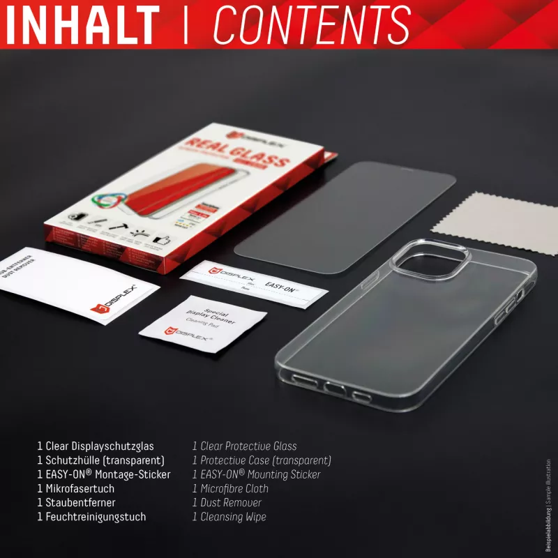 Displex ekraanikaitse (10H) + ümbris Apple iPhone 11-le, paigalduskleebis, + ümbris, karastatud klaas, kriimustuskindel kaitsekile