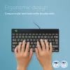 R-Go Tools Ergonoomiline klaviatuur R-Go Compact Break, kompaktklaviatuur pausitarkvaraga, AZERTY (FR), juhtmega, must
