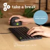 R-Go Tools Ergonoomiline klaviatuur R-Go Compact Break, kompaktklaviatuur pausitarkvaraga, AZERTY (FR), juhtmega, must