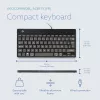 R-Go Tools Ergonoomiline klaviatuur R-Go Compact Break, kompaktklaviatuur pausitarkvaraga, AZERTY (FR), juhtmega, must