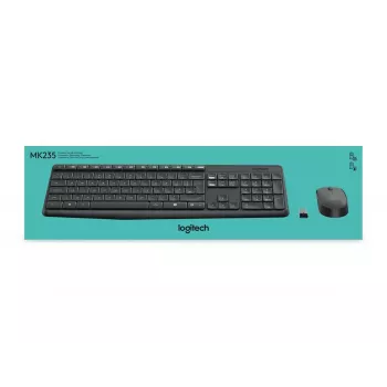 Juhtmeta klaviatuuri ja hiire komplekt Logitech MK235
