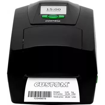POS-printer CUSTOM D4 202 juhtmega otse termo 203x203 DPI