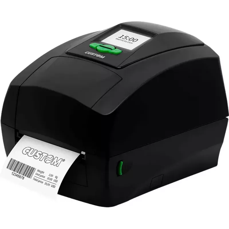 POS-printer CUSTOM D4 202 juhtmega otse termo 203x203 DPI