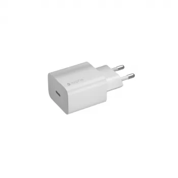 mophie Wall Adapter-USB-C-20W-Valge-EU, siseruumides, vahelduvvool, juhtmevaba laadimine, valge