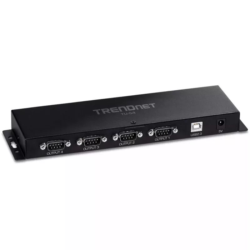 Liidese kaardi adapter RS-232 Trendnet TU-S4 USB tüüp-B emane must