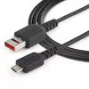 StarTech.com 3 jalga (1 m) turvaline laadimiskaabel – USB-A to Micro USB andmetõkesti ainult laadimise kaabel – ainult toite laadimiskaabel telefonile/tahvlile – andmetõkestav USB kaitseadapteri kaabel
