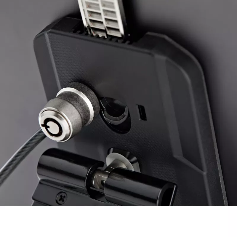 StarTech.com Secure Tablet Stand w/ K-Slot kaabel Lock - Locking Tablet Holder for 7.9 inch-13 inch Tablets - Universal Adjustable Tablet Mount for Desk/Surface - Lockable Anti-Theft Security Mount