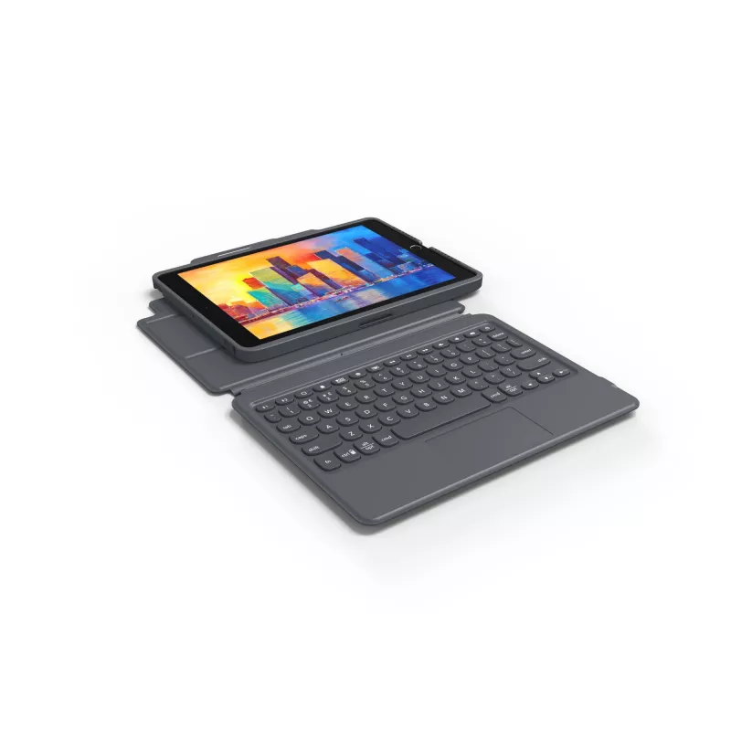 ZAGG klaviatuur Pro Keys koos puuteplaadiga-Apple-iPad 10.2-must/hall-saksa