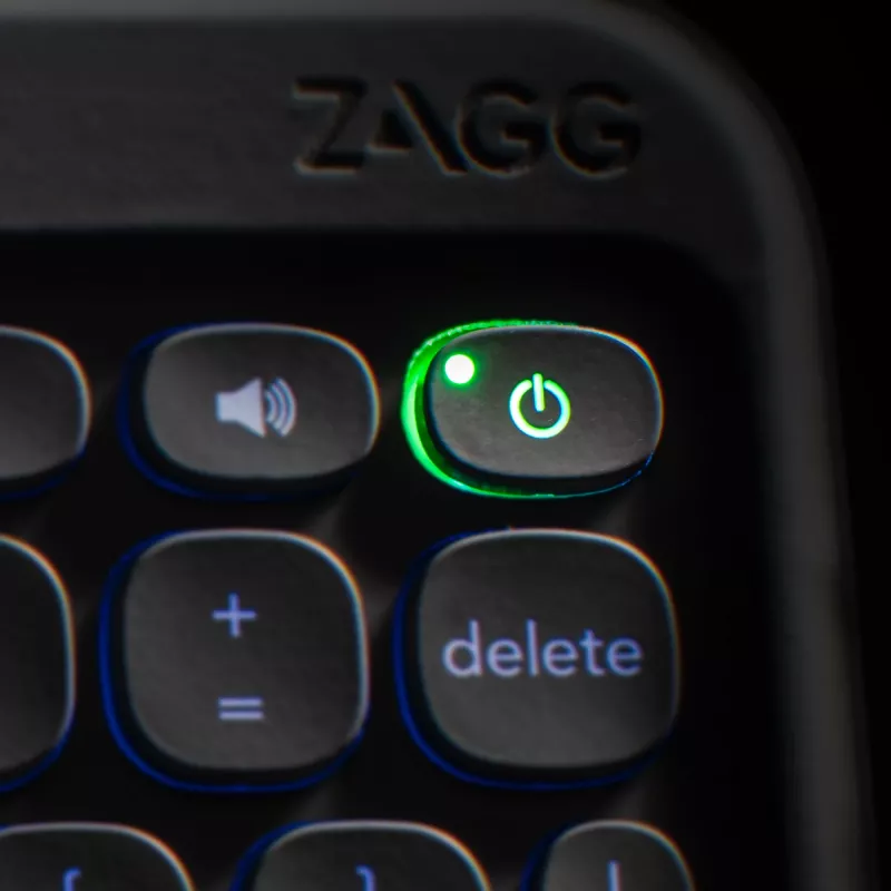 ZAGG klaviatuur Pro Keys koos puuteplaadiga-Apple-iPad 10.2-must/hall-saksa