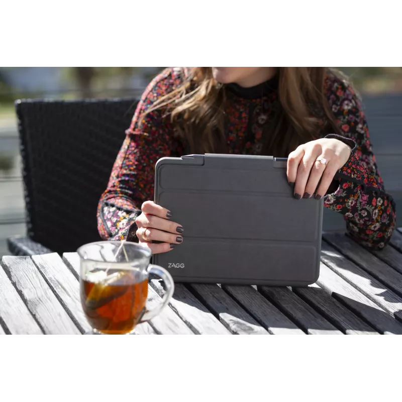 ZAGG klaviatuur Pro Keys koos puuteplaadiga-Apple-iPad 10.2-must/hall-saksa