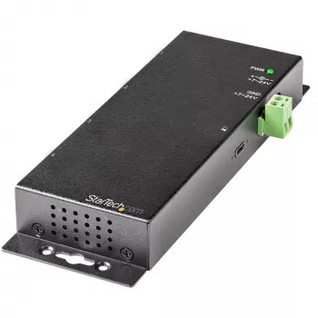 StarTech.com 4-pordiline USB-C-jaotur 10 Gbps – tööstuslik metallist USB-C-jaotur – 2x USB-C ja 2x USB-A – ESD liigpingekaitse – USB-C või USB-A host – isetoitega paigaldatav USB 3.2 Gen 2 USB-C jaotur