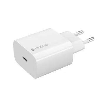 Seinale kinnitatav adapter mophie Accessories USB-C 30W GaN valge EL kiirlaadimine