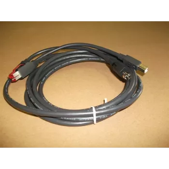 Epson 2218424 toitekaabel Must 3 m PoweredUSB